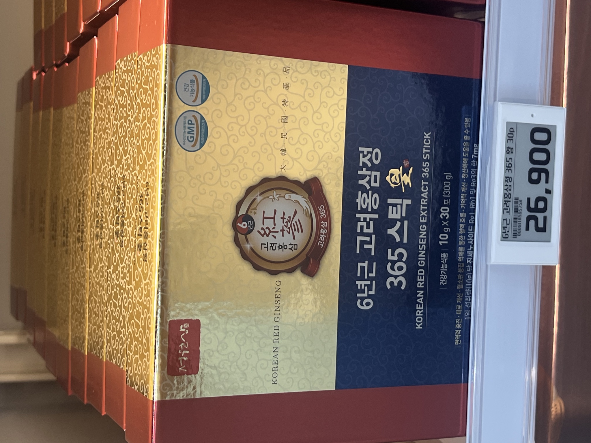 6年根高丽红参精 365条 10g×30包 商品图